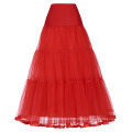 Grace Karin Women&#39;s Retro Dress Underkirt Robe vintage rouge crinoline Petticoat CL010421-4